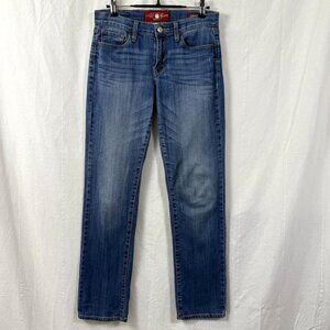 Lucky Brand Jeans Womens Sz 4/27 Sofia Straight Ankle Mid Rise Medium Wash Denim